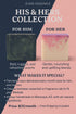 His & Her Soap Subscription: handcrafted bars for couples with bold and gentle scents, $35/month with free shipping.